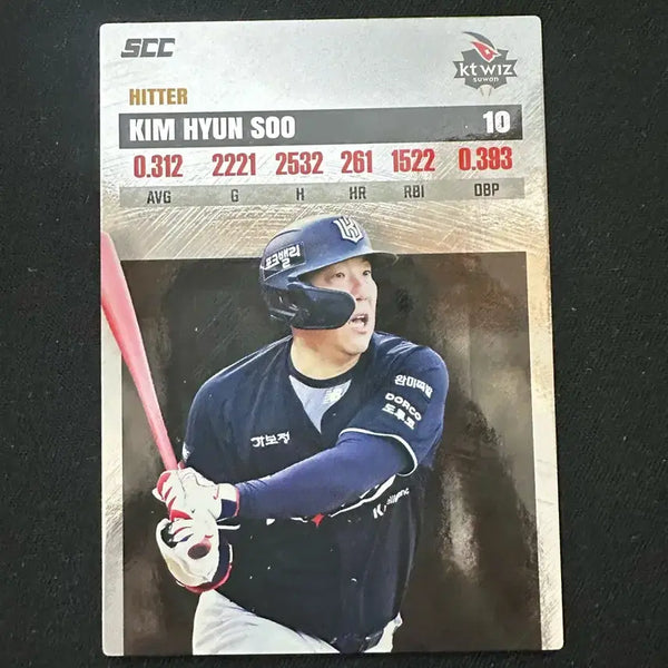 [BUNJANG] KBO Baseball Card Kim Hyeon-su Record Edition / KBO 카드 플러스 kt 김현수 - 레코드