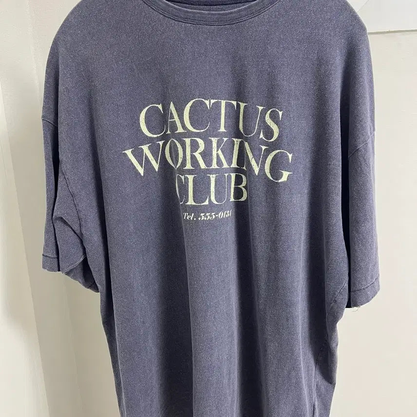 [BUNJANG] DEUTER CWC Pigment Dyed Tee Midnight Blue (M) / 듀테로 CWC Pigment Dyed Tee Midnight Blue (M)