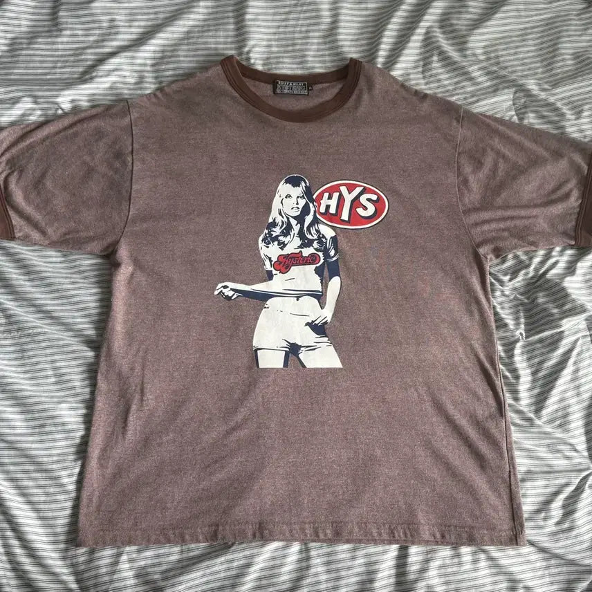 [BUNJANG] Hysteric Glamour Ringer T-Shirt XL / [히스테릭글래머] 링거 반팔티 XL