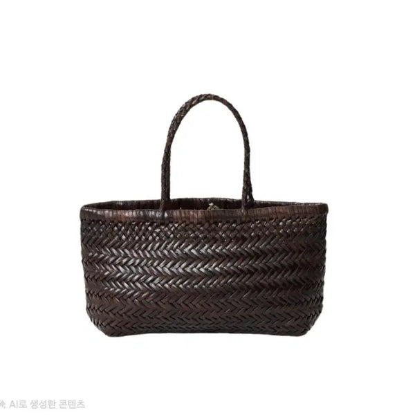 [BUNJANG] Dragon Diffusion Mini Flat Gora Dark Brown Bag / 드래곤디퓨전 미니 플랫고라 (다크 브라운)
