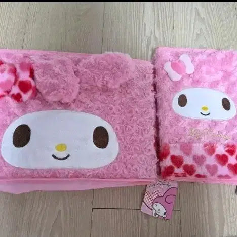 [BUNJANG] My Melody Classic Rose Boa Storage Box Set / 마이멜로디 고전 로즈보아 수납상자 두개일괄 갸루 핀터레스트