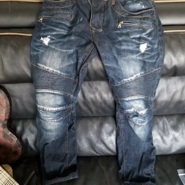 [BUNJANG] Biker Jeans (Size 33-35) / 바이커진 33-35