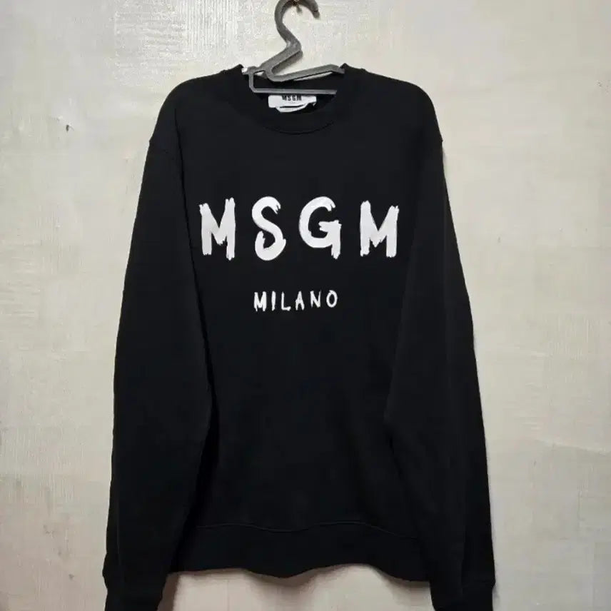 [BUNJANG] MSGM Milano Sweatshirt Black M / MSGM 밀라노 맨투맨 블랙 M