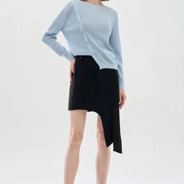 [BUNJANG] System Button Knit Top 90 / 시스템 니트탑 90