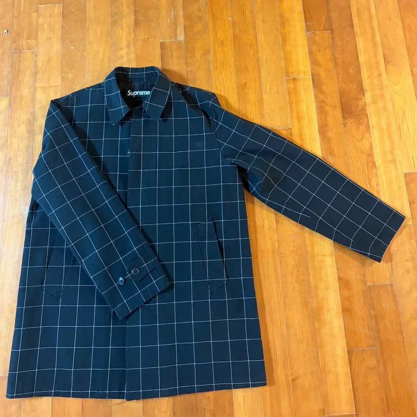 [BUNJANG] Supreme Windowpane Coat Jacket / (L) 슈프림 윈도우페인 코트 자켓