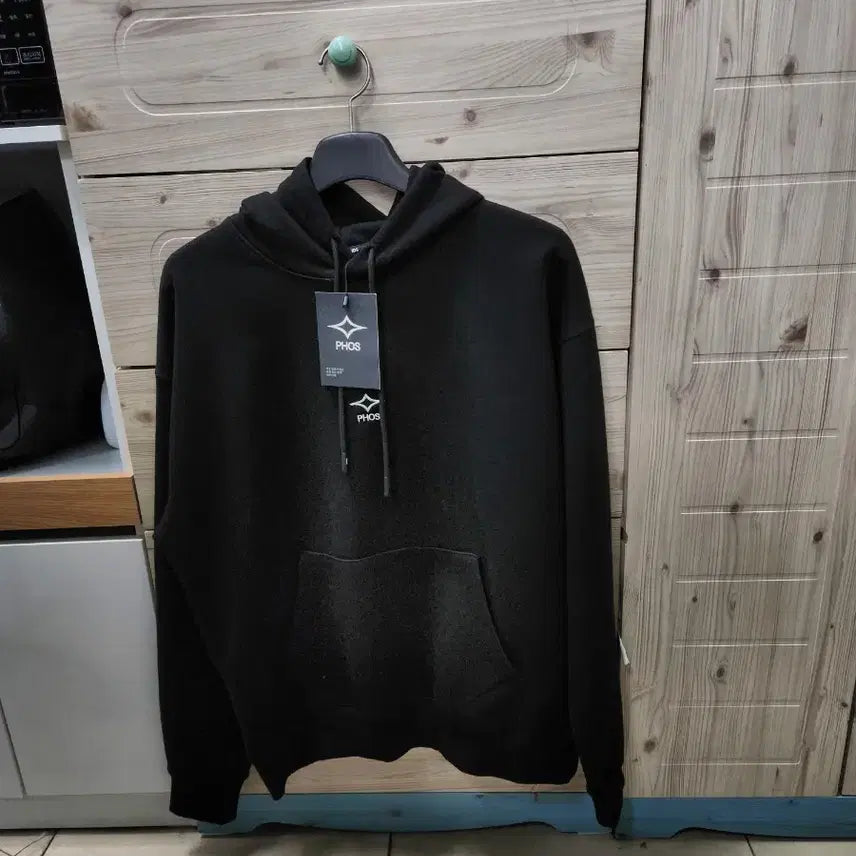 [BUNJANG] PHOS Men's Hoodie Black Size M / (새상품) PHOS 남성 후드티 블랙 M