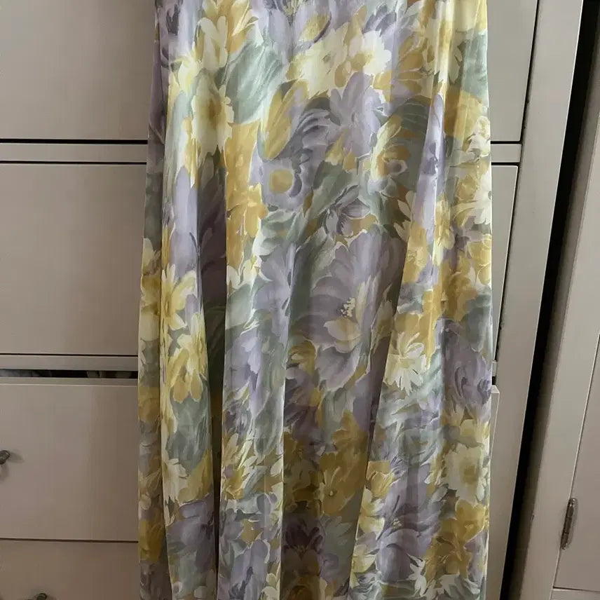 [BUNJANG] Floral Print Long Skirt / 여자 롱치마