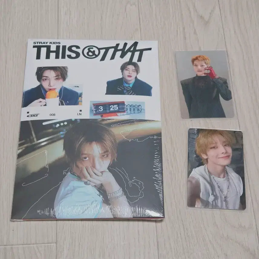 [BUNJANG] Stray Kids This & That HMV Lucky Draw I.N Photocard Bundle Set / 스트레이키즈 디스앤댓 HMV 특전 럭드 아이엔 포카 일괄