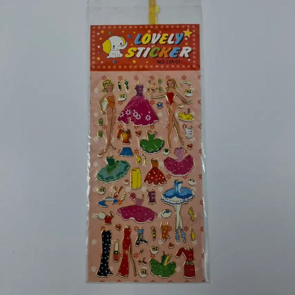 [BUNJANG] Vintage Lovely Stickers - 14 Sheets / 러블리 스티커 (고전 빈티지 스티커) - 14매
