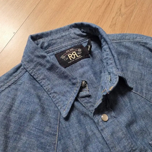 [BUNJANG] RRL Denim Shirt Size 3 / rrl 데님셔츠 3사이즈