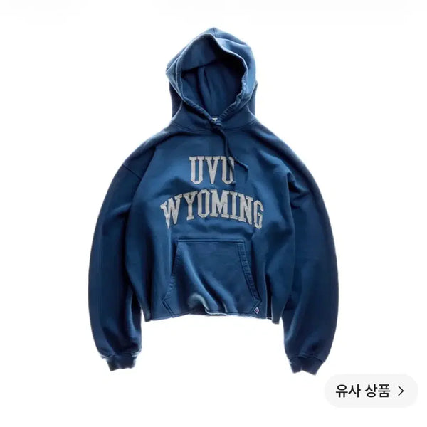 [BUNJANG] UVU Wyoming Hoodie Blue / UVU 와이오밍 후드티 블루