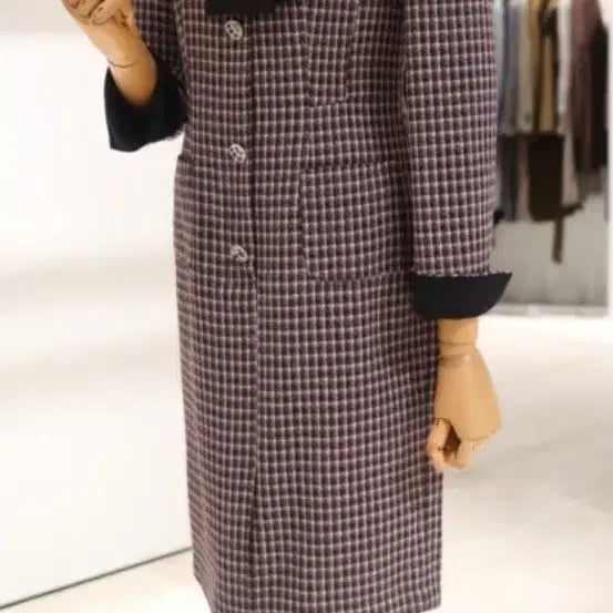 [BUNJANG] IT MICHAA Women's Check Pattern Tweed Dress (Size 66) / 잇미샤 여성 체크 패턴 타이 트위드 원피스(66)