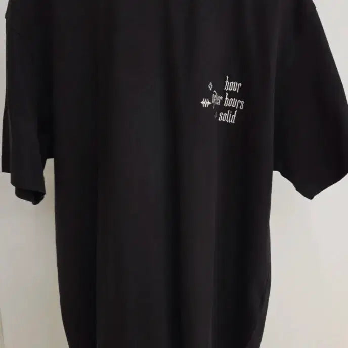 [BUNJANG] Solid Homme Black T-Shirt Size 48 / 솔리드옴므 블랙 반팔티 48사이즈