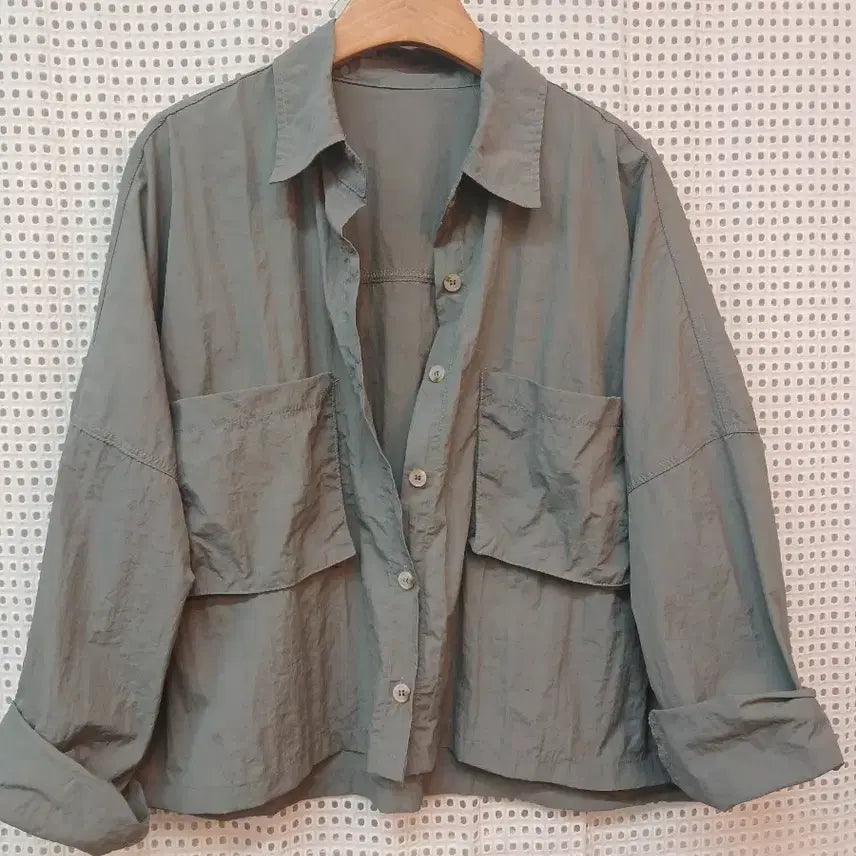 [BUNJANG] Gray Shirt Free Size / 그레이  셔츠  free