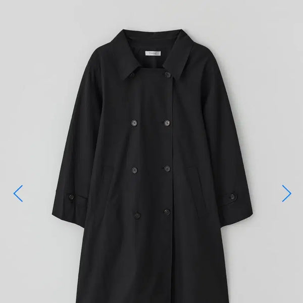 [BUNJANG] Thanat Sidian Long Trench Coat Black / 타낫 시디안 롱 트렌치 코트 Sidian long trench coat