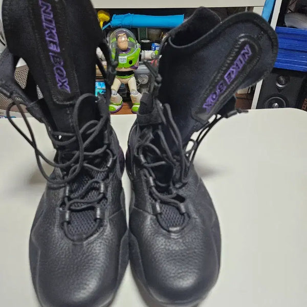 [BUNJANG] Nike Women's Boxing Training Shoes Purple Logo / 나이키 복스 트레이닝화
