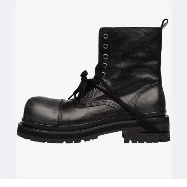 [BUNJANG] Souvenir Le Sure Bold Boots Black Size 290 / 쏘유레슈어 볼드 부츠 블랙 290size
