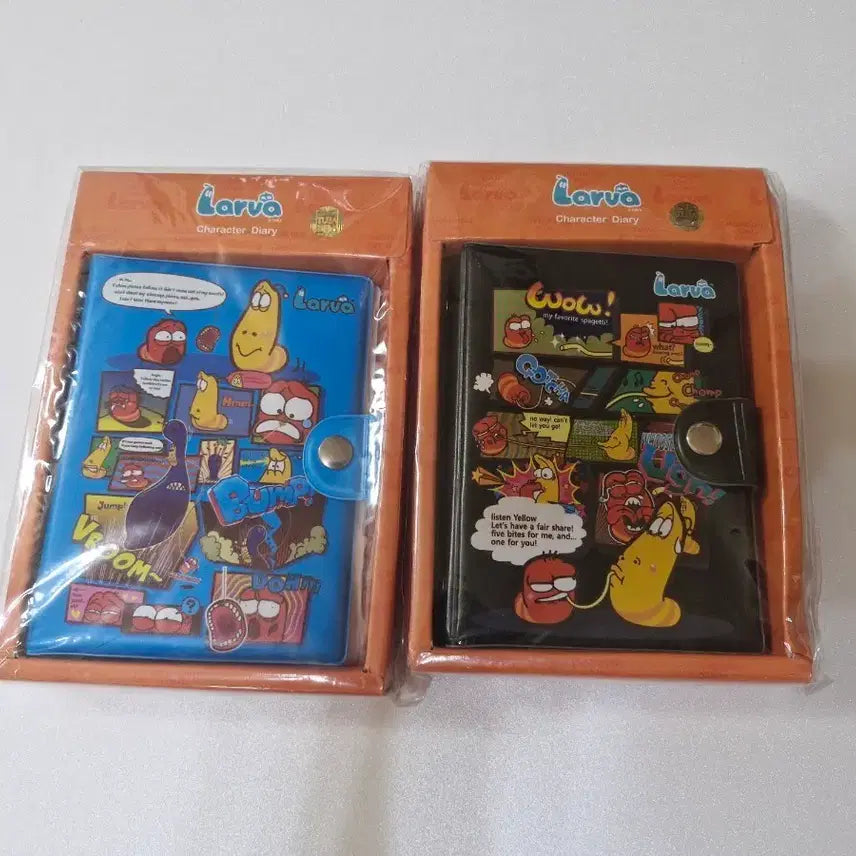[BUNJANG] Larva Character Diary Set (2-Piece Bundle) / 라바 캐릭터 다이어리 세트