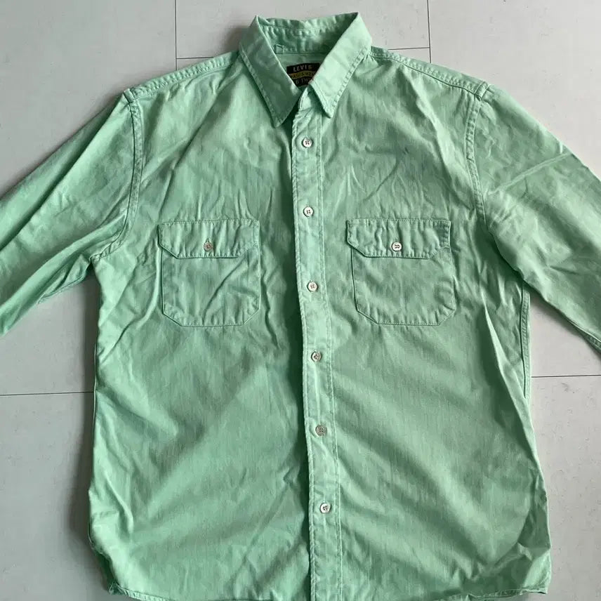 [BUNJANG] Levi's Tab Twill Work Shirt / LVC 리바이스 탭트윌 워크 셔츠