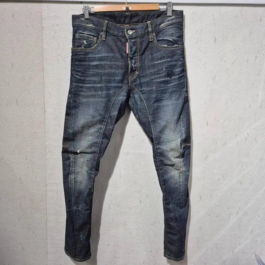 [BUNJANG] Dsquared2 Washed Straight Fit Jeans / 디스퀘어드2 청바지 워싱 스트레이트 핏