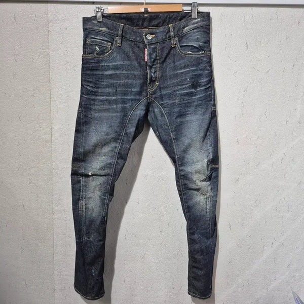 [BUNJANG] Dsquared2 Washed Straight Fit Jeans / 디스퀘어드2 청바지 워싱 스트레이트 핏