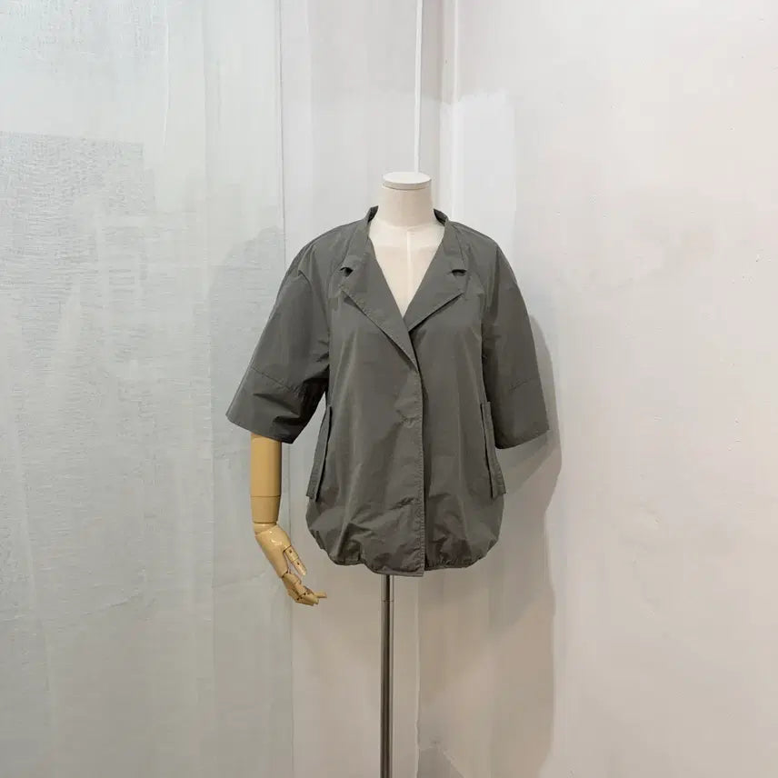[BUNJANG] Alland Sundry Seven-Sleeve Nylon Jacket / 올앤선드리 칠부 나일론 자켓 간절기 바람막이 5122