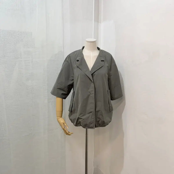 [BUNJANG] Alland Sundry Seven-Sleeve Nylon Jacket / 올앤선드리 칠부 나일론 자켓 간절기 바람막이 5122
