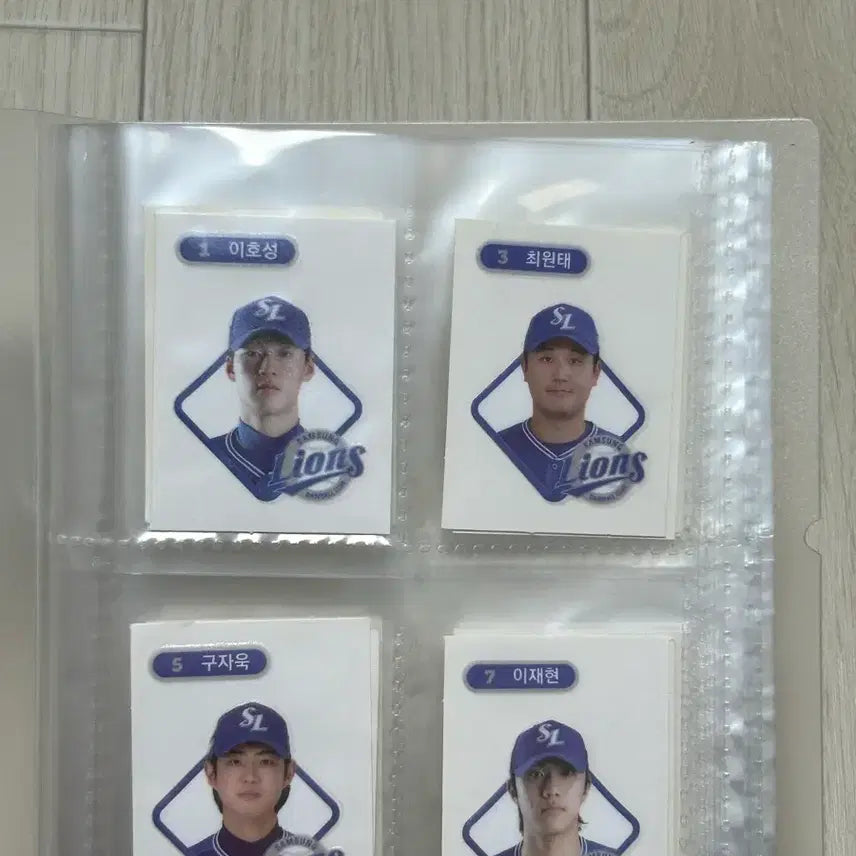 [BUNJANG] Samsung Lions & All Teams Mascot Sticker Set / 삼성라이온즈&전 구단 마스코트 띠부씰