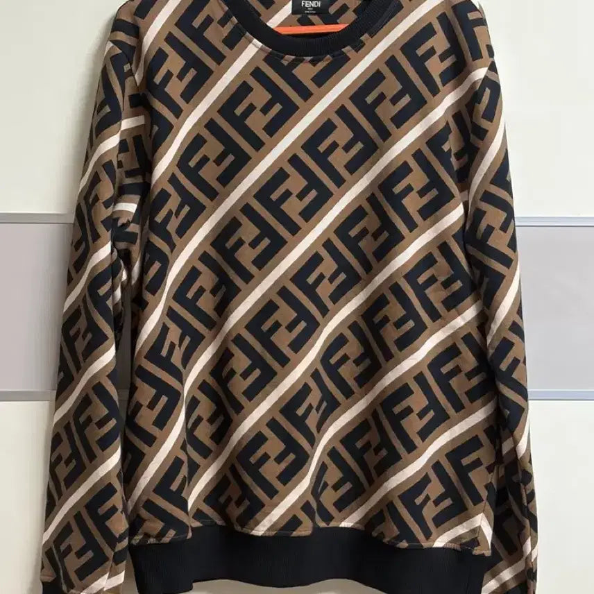 [BUNJANG] Fendi FF Logo Cotton Sweatshirt / 펜디 FF로고 코튼 맨투맨