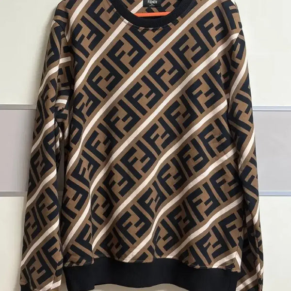 [BUNJANG] Fendi FF Logo Cotton Sweatshirt / 펜디 FF로고 코튼 맨투맨