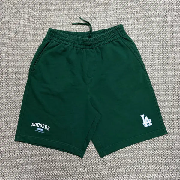 [BUNJANG] MLB LA Dodgers Green Sweat Shorts / (L)MLB LA다저스 반바지 그린