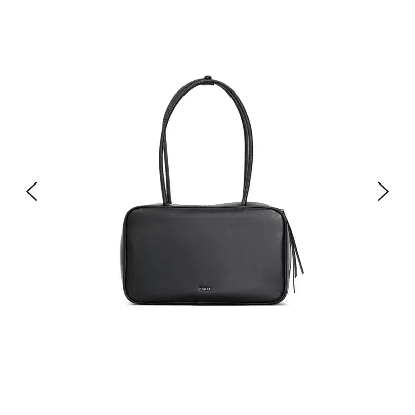 [BUNJANG] Feria Boston Bag Black Leather / 페리아 보스턴백 블랙 가방 (박스, 더스트백) 보유