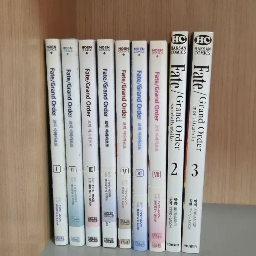 [BUNJANG] Fate/Grand Order Comic A la Carte & Mortalis Stella Manga Set / 페이트 그랜드 오더 코믹 아라카르트 모르탈리스 스텔라 코믹스 만화책