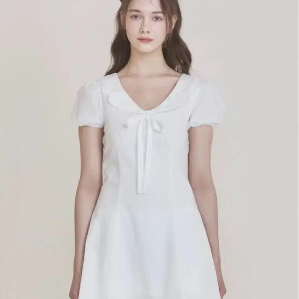 [BUNJANG] Not Your Roses May Dress Ivory White M / 단종 상품 낫유어로즈 메이 드레스 아이보리 화이트 M 드라이로즈 클리시어
