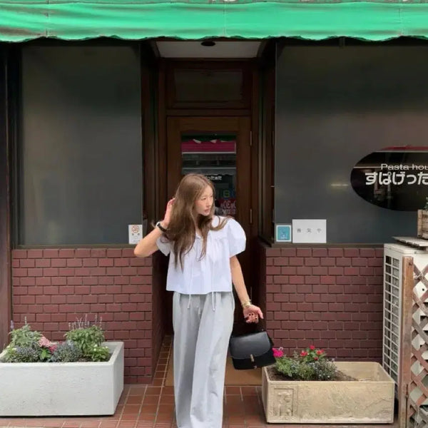 [BUNJANG] Outfit Belted Joggers Grey / 아웃핏 벨트조거