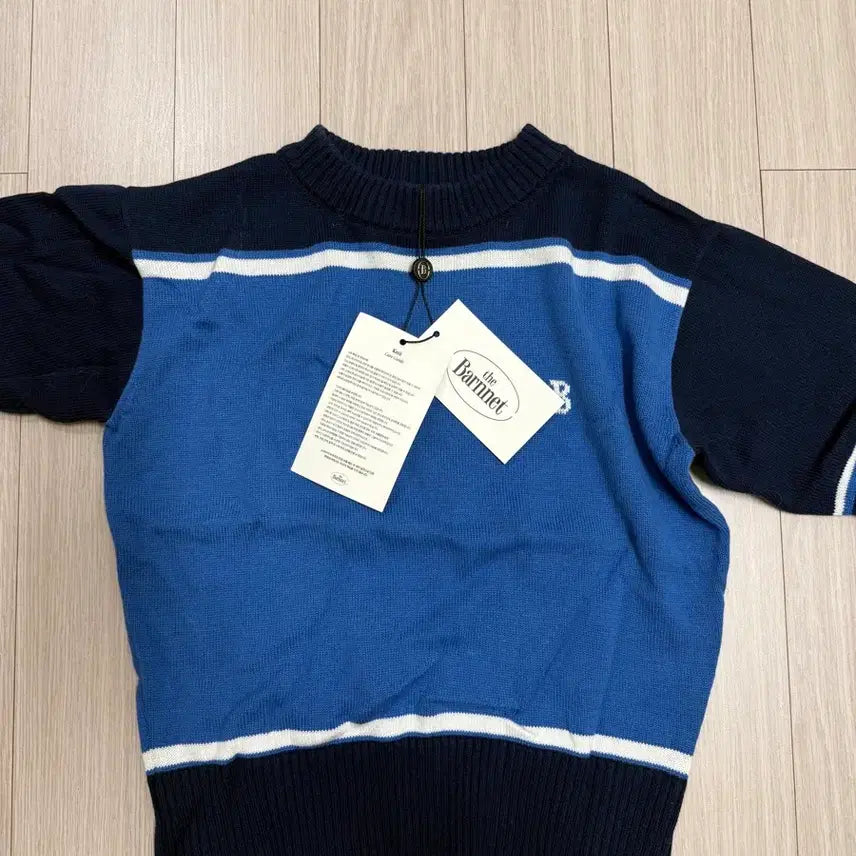 [BUNJANG] The Barnet Striped Knit Blue / 더바넷 스트라이프 니트 블루