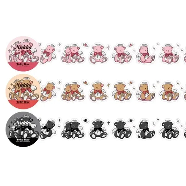 [BUNJANG] Nako Teddy Bear Kiss Cut Set / [나코] 테디베어 키스컷 3종 소분
