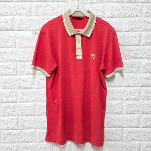 [BUNJANG] DAKS 95 Short Sleeve Polo T-Shirt E726 / 95 닥스 DAKS 반팔 카라티 E726