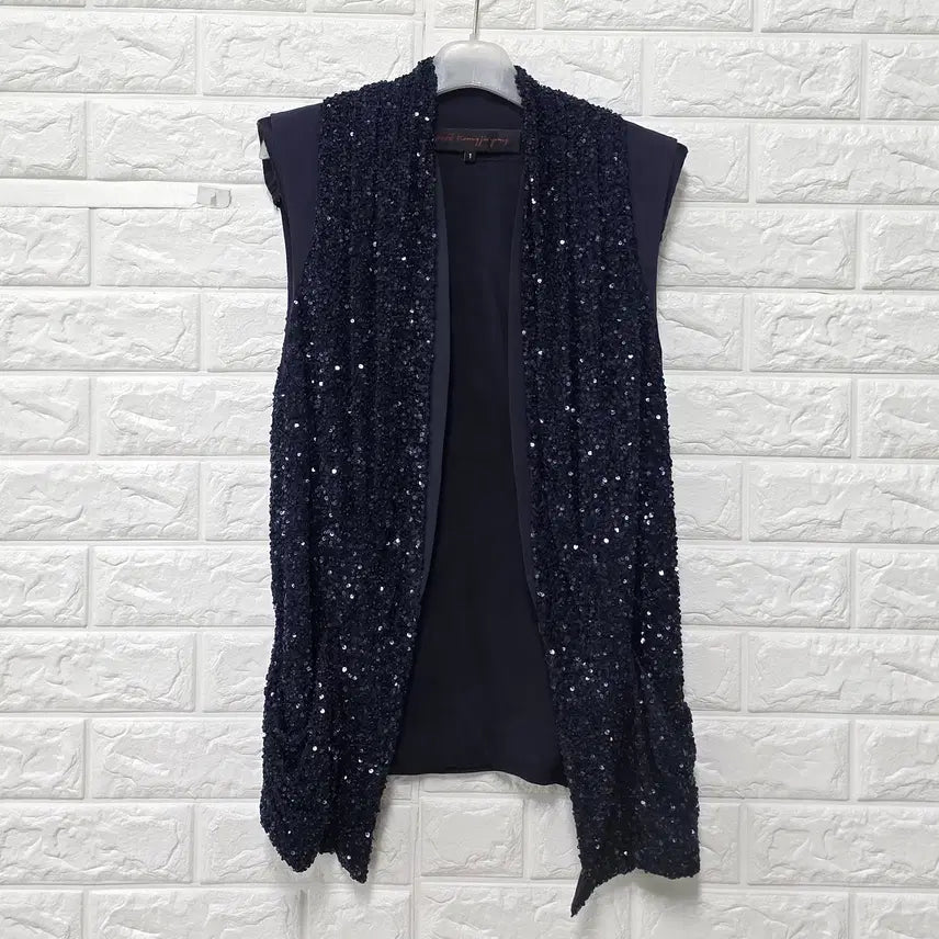 [BUNJANG] The Handsome Objet Vest Navy / S 한섬 오브제 네이비 조끼 베스트 E728