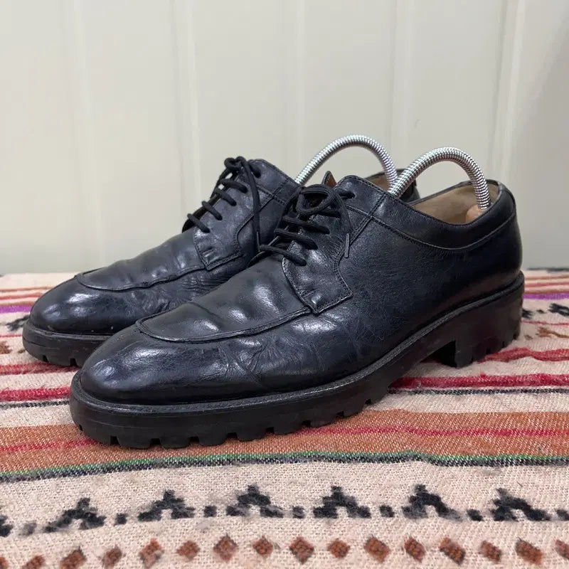 [BUNJANG] Salvatore Ferragamo Black Loafers 7.5 / 페라가모 블랙 구두 로퍼 7.5 X03401