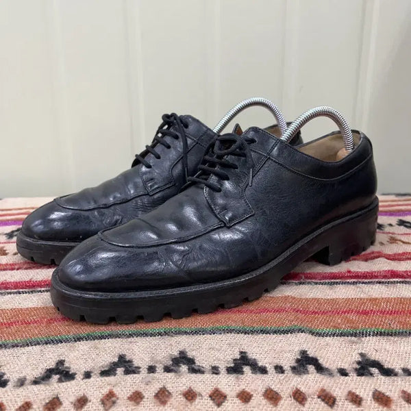 [BUNJANG] Salvatore Ferragamo Black Loafers 7.5 / 페라가모 블랙 구두 로퍼 7.5 X03401