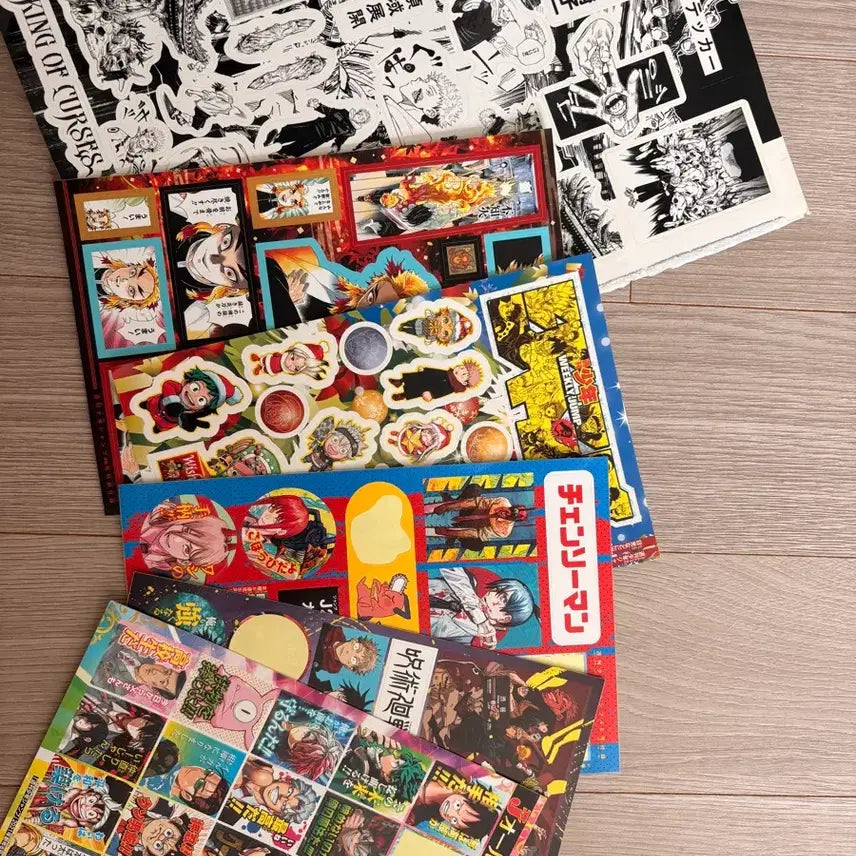 [BUNJANG] Shonen Jump Stickers Bundle Set / 소년점프스티커 (일괄)