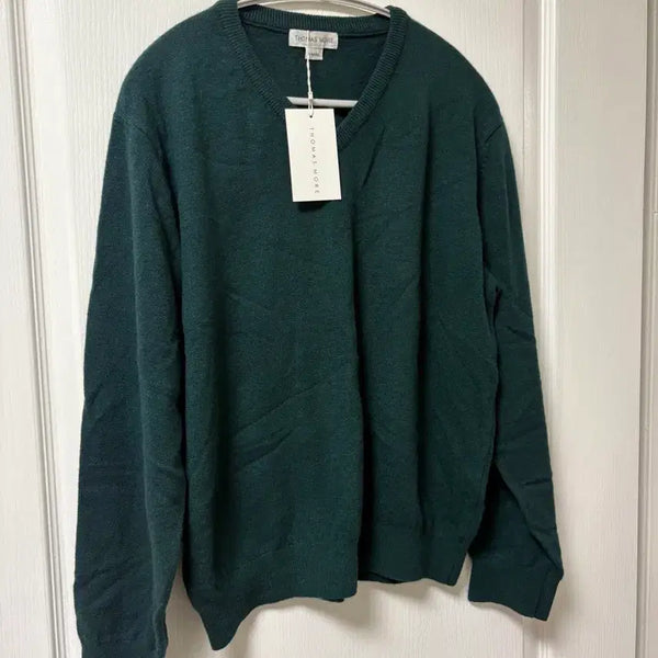 [BUNJANG] Thomas Moret Dark Green Sweater XS / 토마스모어트 스웨터 다크그린 xsmall