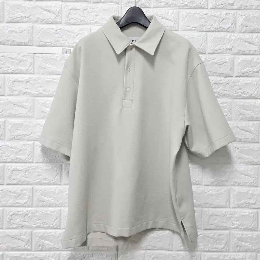 [BUNJANG] Solid Homme 22SS XL Short Sleeve Collar T-Shirt E733 / XL 22ss 솔리드옴므 반팔 카라티 E733