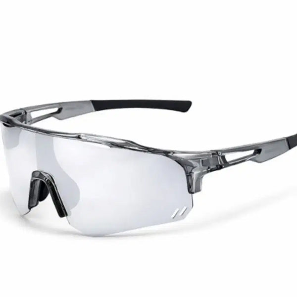 [BUNJANG] Black Chameleon Sports Goggles Sunglasses Full Set / [새제품] 스포츠 고글- 블랙카멜레온 스포츠고글 실버미러 선글라스 풀세트