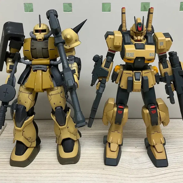 [BUNJANG] 1/144 Custom Painted Ez-8 & The Origin Zaku Model Kit / 1/144 Ez-8/디오리진 자쿠 개조작