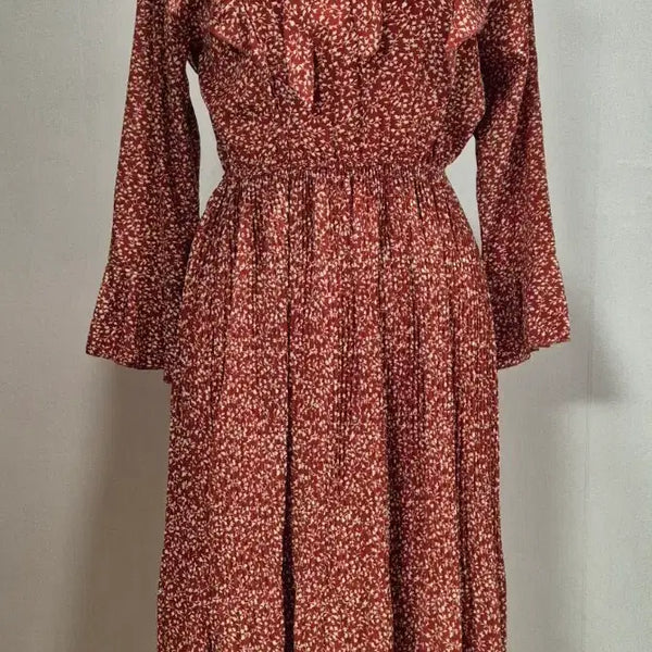 [BUNJANG] Floral Pattern Long Dress (Size 55) / 플로럴 패턴 롱 원피스 55