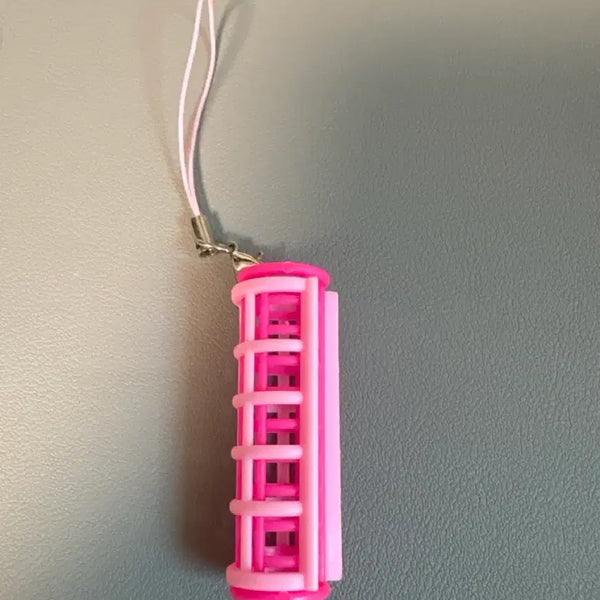 [BUNJANG] Mini Hair Roll Keychain / 미니 헤어롤 키링