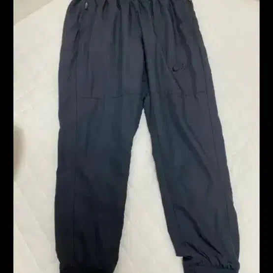 [BUNJANG] Nike Swoosh Woven Jogger Pants Black M / 나이키 스우시 우븐 조거팬츠 블랙 트레이닝 팬츠 M