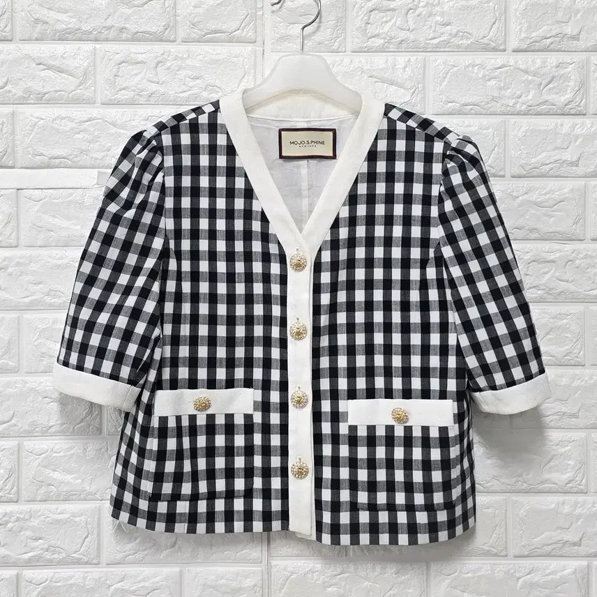 [BUNJANG] M 21ss Mojo.S.Phine Check Jacket E737 / M 21ss 모조에스핀 체크 자켓 E737